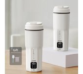 Hervidor eléctrico portátil de 500 ml, taza calefactora multifuncional, taza para guiso, olla para conservar la salud, olla térmica, mini tetera de viaje de 220 V AU