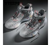 Zapatos de coco para hombre, zapatos informales de marca Tide para primavera, calzado deportivo para correr de talla grande para verano 39 gris