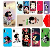 Mafalda-funda de silicona suave para Xiaomi Redmi Note 10, 11, 9, 8, 7 Pro Max, 11S, 10S, 9S, 8T, 4G Redmi Note 11 4G