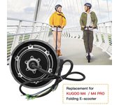 Motor de cubo para patinete eléctrico de 10 pulgadas, repuesto de Motor de bicicleta de 48V y 500W para KUGOO M4 / M4 PRO, accesorios para patinete eléctrico plegable motor wheel