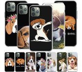 Funda de silicona con diseño de perro Beagle para Apple iPhone 13 12 Mini 11 Pro SE XS X XR Max 8 7 6S 6 Plus 5S Iphone 11