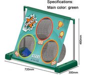 Red de fútbol móvil eléctrica portátil para niños, red de práctica de fútbol plegable para exteriores e interiores varios colores