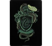 Letrero de hojalata tamaño A3 de Harry Potter (Slytherin)