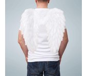 Alas de Ángel, ala de Cosplay, accesorios decorativos bonitos para disfraz de Halloween, Hada para Kids blanco