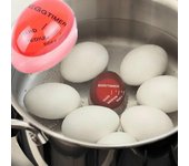 La última decoración del hogar hierve huevos perfectos en cada cocina Temporizador de cocción de huevos rojo