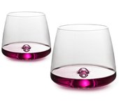 Copas de vino de diseño de Dinamarca de estilo europeo, copa de Whisky giratoria de Eddy Rock, copas de coñac, copa de licor, vaso de Whisky 2 Pcs 300ml Glass