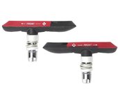 1 par de pastillas de freno en V para bicicleta, forro para zapatos, sistema de freno de bicicleta de montaña, pastillas de piel para MTB-959V
