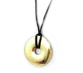 Les Trésors De Lily [M0650] - Collier 'Zen' doré noir oro