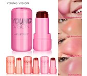 YOUNG VISION  Jell-o Blush for Lazy Body Moisturizing Shimmer Blush Stick 01-BordeauxBerry (foreign version)