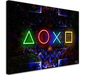 Cuadros en Lienzo Consola de juegos 60x40 azul