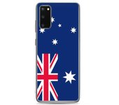 Coque Téléphone - Samsung - Galaxy S20 Plus - Drapeau Australien - Souple - Multicolore
