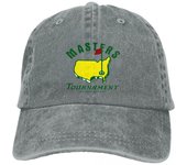 Gorras de béisbol del Torneo de Maestros 2023 Merchandising Unisex Moda Denim Desgastado Gorra Snapback Ajuste Ajustable One Size