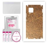 apgo Protective Skin Sticker for the back+sides compatible with Samsung Galaxy A42 5G, Full Wrap Film, Foil, Vinyl - Pattern Rusty Copper