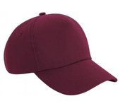 Gorra de 5 paneles Beechfield Authentic One Size verde oscuro