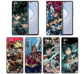 Mi héroe Academia Anime Samsung Galaxy A91 A73 A72 A71 A53 A52 A7 M62 M22 M30s M31s M33 M52 F23 F41 F42 5G 4G Fundas para teléfono Samsung F23