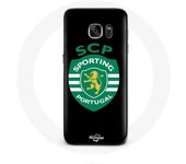 Coque Samsung Galaxy S6 scp sporting portugal fond noir