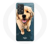 Coque pour Samsung Galaxy A52 golden retriever Chiot