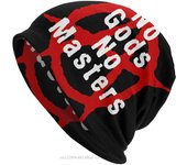 No Gods No Masters Bonnet Homme moda sombrero fino Sons Of Anarchy TV Skullies gorros gorras para mujeres Unisex novedad sombreros de tela One Size