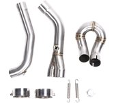 Reemplazo del tubo de conexión del tubo de eliminación del catalizador de escape de motocicleta para Aprilia Shiver 750 750 GT