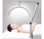 Luz de video LED de escritorio Andoer HD-M3X Pro de 16 pulgadas Luz de relleno en forma de media luna 3000K-6000K regulable UK Plug negro