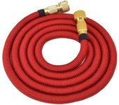 Manguera de agua expandible de latón con conector rápido para jardín, tubería de agua para riego de lavado de autos, 24,6 pies