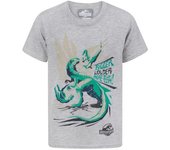 Camiseta oficial de Jurassic World Bigger Teeth para niños 3-4 Years gris