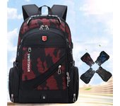 Mochila impermeable para ordenador portátil de 17 pulgadas para mujer, mochilas de escuela para niñas, bolsa con carga USB, Mochila de moda, Mochila de viaje para hombre 17 Inch