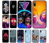 Funda de teléfono PNL QLF Rapper para OPPO A9 A7 A3S A1K F5 Reno 2 Z Realme 6 5 Pro C3 Vivo Y91C Y51 Y31 Y19 Y17 Y11 V17 Vivo Y91C