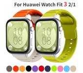 Correa de silicona para Huawei Watch Fit 3, pulsera suave y transpirable para Huawei Watch Fit 3, correa de repuesto para reloj inteligente Huawei Watch Fit 1