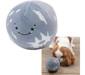 Juguete para perro Moon, juguete para mascotas con silbato que hace sonido, alivia el estrés jugando juntos, lanza pelota redonda, cachorro, perro pequeño, perro mediano, realista [Oficial