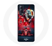 Coque Vivo Y72 Formule 1 Sebastian Vettel Pilote F1 Rouge