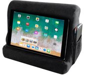 Soporte multiángulo suave para iPads, tabletas, lectores electrónicos, libros y revistas negro