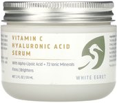 White Egret Personal Care, Vitamin C Hyaluronic Acid Serum, 2 fl oz (59 ml)