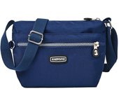 Bolso de mensajero de moda para mujer, bolso de hombro impermeable Oxford de nailon, bolso de mano, bandolera de viaje informal, bolsa femenina azul