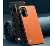 Funda de cuero PU de lujo para Xiaomi Poco M5S, carcasa trasera de silicona mate, funda protectora para Redmi Note 10 10S Note10 S 4G For Poco M5S negro
