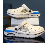 Sandalias de hombre, zapatillas de playa, sandalias antideslizantes para hombre, sandalias para exteriores 40-41 negro