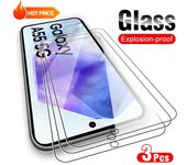3 protectores de pantalla de vidrio templado HD para Samsung Galaxy A55 5G 2024 9H Premium Samsung Sumsung SamsungA55 A 55 55A For Samsung A12 puro