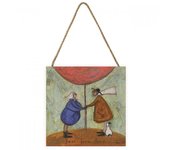 Sam Toft Love Love Love placa de madera One Size negro