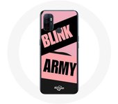 Coque pour Oppo A53 BTS ARMY Et Blackpink Blink Rose Noir
