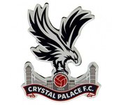 Imán de nevera Crystal Palace FC Crest One Size negro/gris