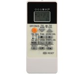 Control remoto de repuesto RU18A con botones sensibles para aire acondicionado doméstico.
