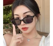 Versión coreana de Gm Small Box Gafas de sol de alto sentido para hombres y mujeres Tik Tok Xiaohongshu Personalidad Gafas de sol anti-ultravioleta de celebridades en línea