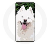 Funda para Huawei P8 Lite Raza de Perro Samoyedo Blanco