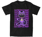 Camisetas gráficas de animales sonrientes para hombre y mujer, ropa de algodón puro con texto humorístico, camisetas de gatos y perros, camisetas de verano S verde del ejército