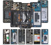 Funda blanda con placa de circuito interno para Samsung Galaxy Note 20 Ultra 10 Lite S20 FE S21 S22 S10 S9 Plus S8 Samsung S22 5G