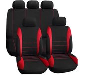Fundas para asientos de coche, accesorios interiores, Compatible con Airbag, funda de asiento AUTOYOUTH para Lada UNIVERSAL rojo