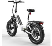Bicicleta eléctrica de 4,0x20 pulgadas, bicicleta eléctrica plegable con neumático ancho, 500W, 48V, 15Ah, todoterreno, ciudad, nieve, almacén en Polonia 500W 48V 15Ah