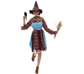 Disfraz de señora Espantapájaros para mujer, disfraz de Halloween para adulto M