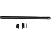 Tija de sillín de bicicleta de aleación de aluminio de 33,9 mm, plegable, para ciclismo de carretera y montaña negro