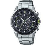Casio EDIFICE EQW-A2000DB-1AJF [Reloj EDIFICE para hombre con banda de acero inoxidable y ondas de radio solares de zafiro (Esfera de carbono) Acceso inteligente]